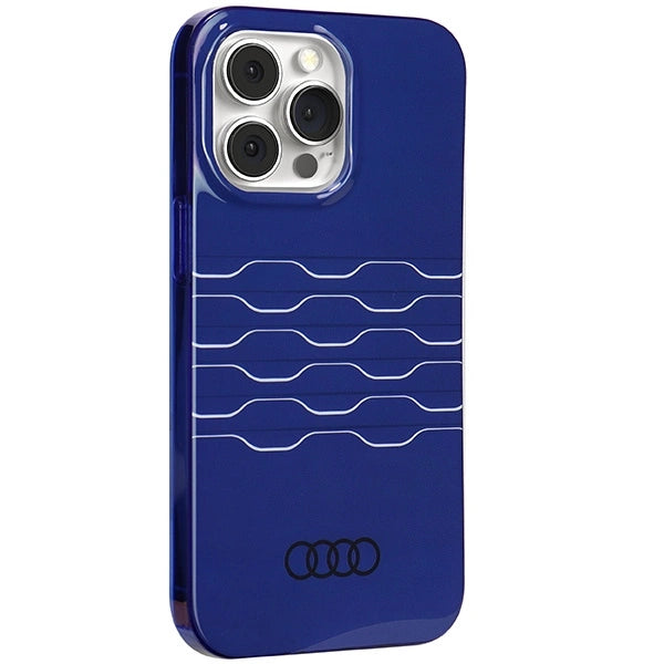 Etui Audi IML MagSafe na iPhone 13 Pro Max - niebieskie – zdjęcie 3
