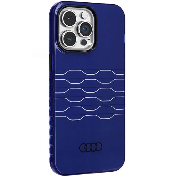 Etui Audi IML MagSafe na iPhone 14 Pro Max - niebieskie – zdjęcie 6
