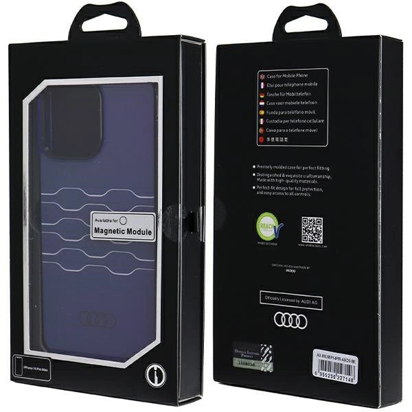 Etui Audi IML MagSafe na iPhone 14 Pro Max - niebieskie – zdjęcie 7