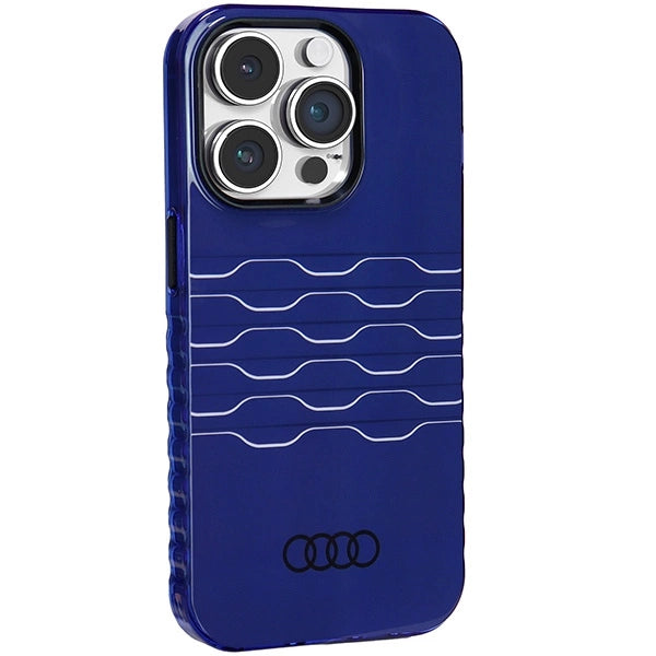 Etui Audi IML MagSafe na iPhone 14 Pro - niebieskie – zdjęcie 6