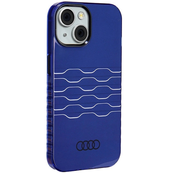 Etui Audi IML MagSafe na iPhone 15 / 14 / 13 - niebieskie – zdjęcie 6
