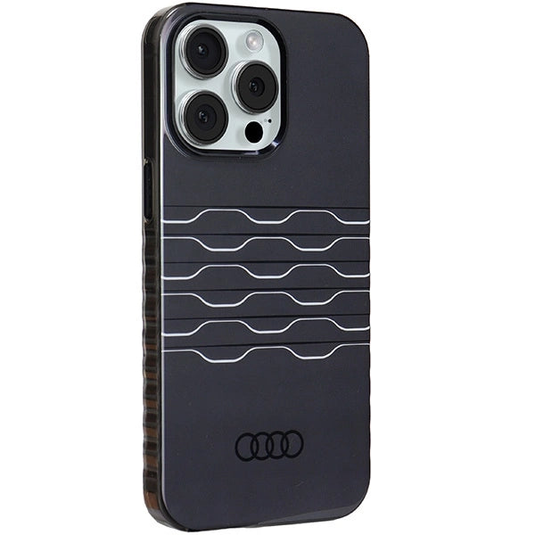 Etui Audi IML MagSafe na iPhone 15 Pro Max - czarne