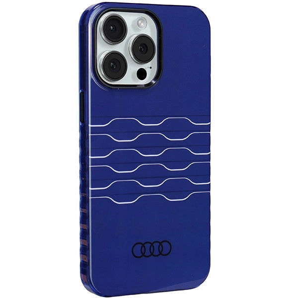 Etui Audi IML MagSafe na iPhone 15 Pro Max - niebieskie – zdjęcie 6