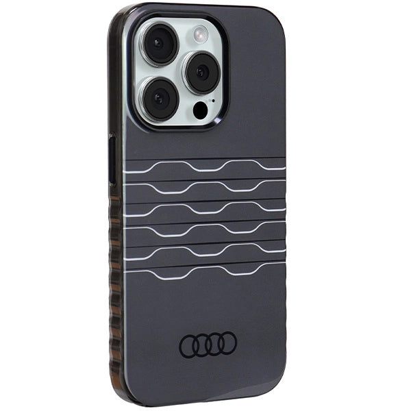 Etui Audi IML MagSafe na iPhone 15 Pro - czarne – zdjęcie 6
