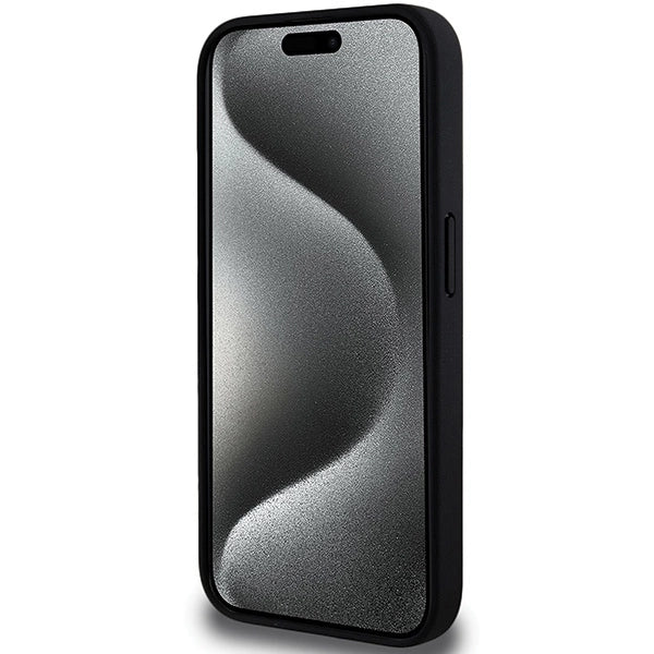 Etui BMW Perforated Tricolor Line na iPhone 15 Pro - czarne – zdjęcie 5