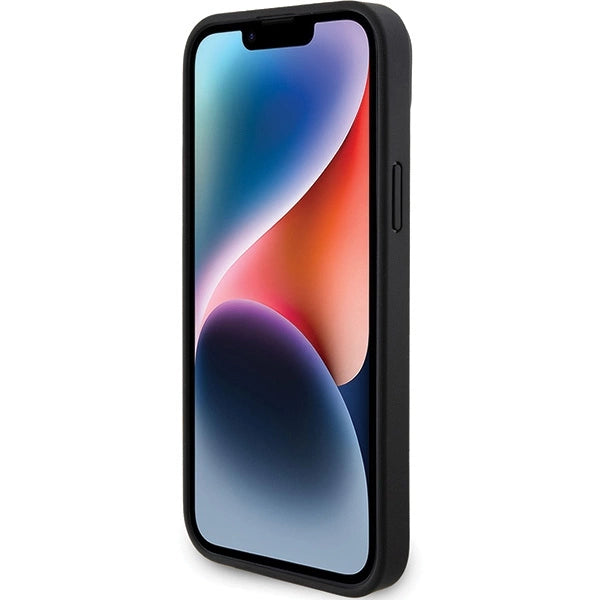 Etui BMW Perforated Tricolor Line na iPhone 15 Plus / 14 Plus - czarne – zdjęcie 5