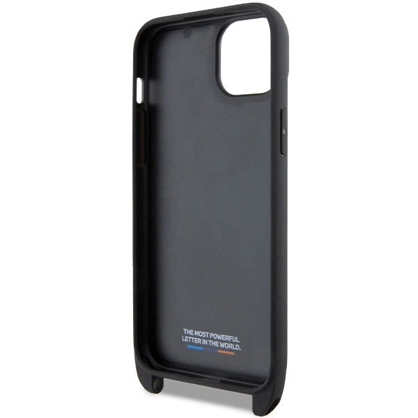 Etui BMW M Edition Carbon Stripe & Strap na iPhone 15 / 14 / 13 - czarne – zdjęcie 6