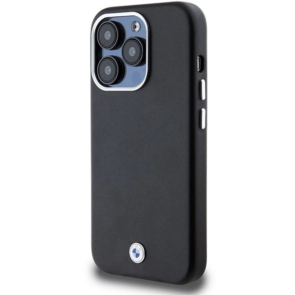 Etui BMW Signature Wrapped Metal MagSafe na iPhone 14 Pro - czarne – zdjęcie 2