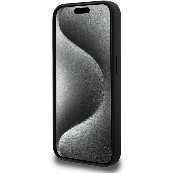 Etui BMW M Silicone Pattern MagSafe na iPhone 15 Pro - czarne – zdjęcie 5