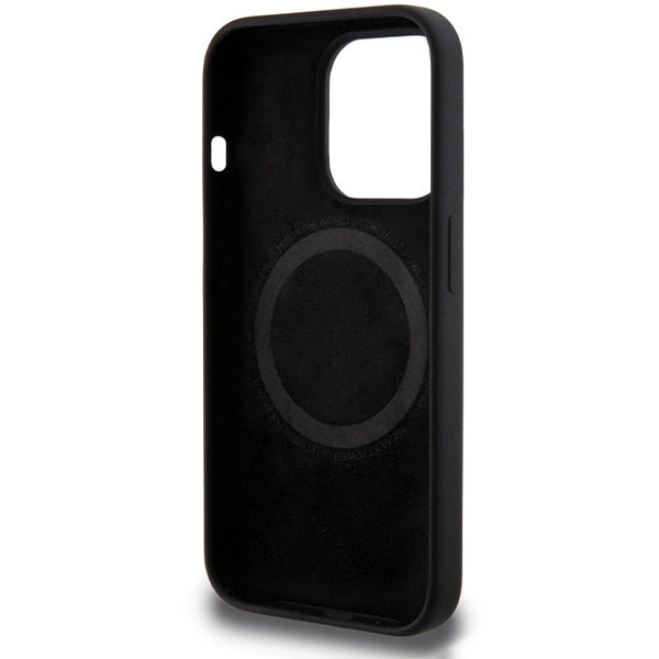 Etui BMW M Silicone Pattern MagSafe na iPhone 15 Pro - czarne – zdjęcie 7