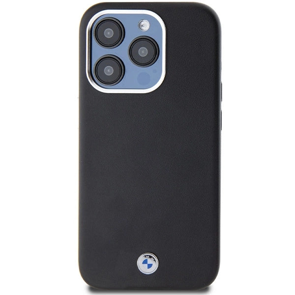 Etui BMW Signature Wrapped Metal MagSafe na iPhone 15 Pro - czarne – zdjęcie 3