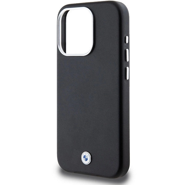 Etui BMW Signature Wrapped Metal MagSafe na iPhone 15 Pro - czarne – zdjęcie 6