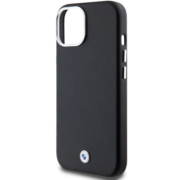 Etui BMW Signature Wrapped Metal na iPhone 15 Plus / 14 Plus - czarne – zdjęcie 6