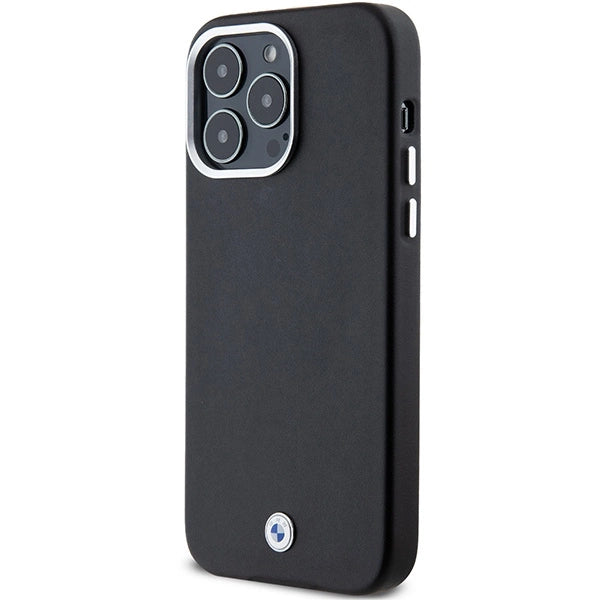 Etui BMW Signature Wrapped Metal MagSafe na iPhone 15 Pro Max - czarne – zdjęcie 2