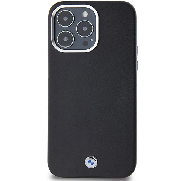 Etui BMW Signature Wrapped Metal MagSafe na iPhone 15 Pro Max - czarne – zdjęcie 3