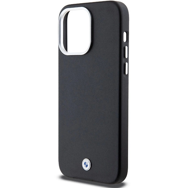 Etui BMW Signature Wrapped Metal MagSafe na iPhone 15 Pro Max - czarne – zdjęcie 6