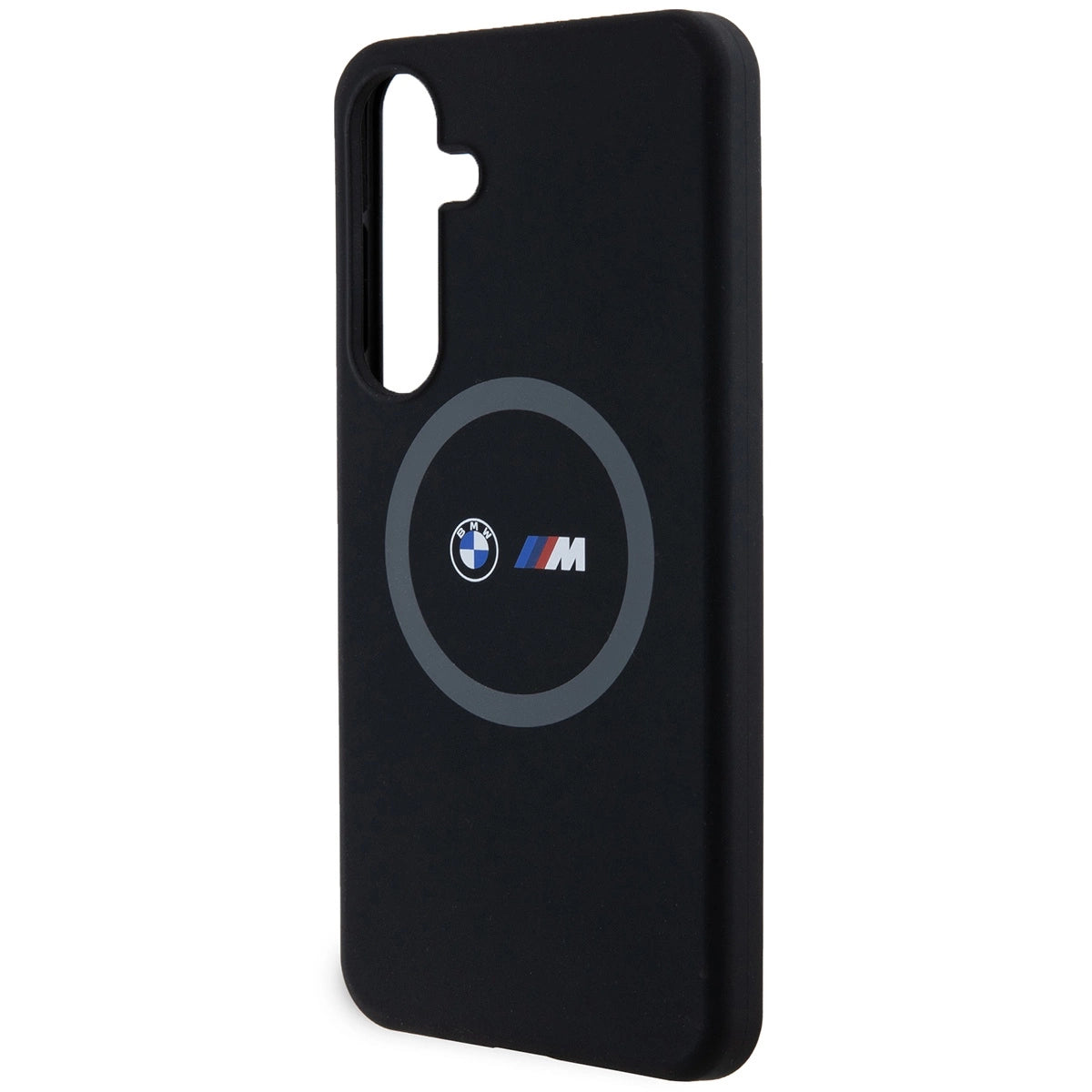 Etui BMW M Silicone Printed Ring MagSafe na Samsung Galaxy S24+ - czarne – zdjęcie 6