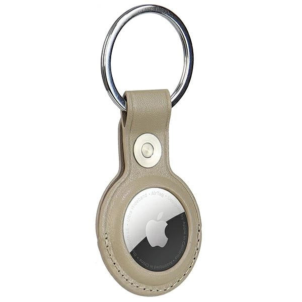 Etui Audi Synthetic Leather na AirTag - beżowe – zdjęcie 3