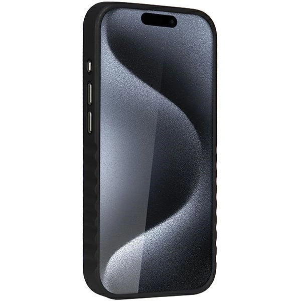 Etui Audi Synthetic Leather z MagSafe na iPhone 15 Pro - czarne – zdjęcie 3