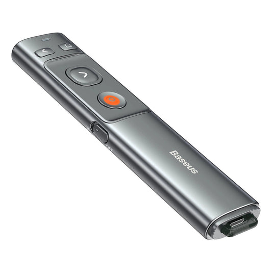 Wskaźnik laserowy Baseus Orange Dot do prezentacji - szary (bez baterii)