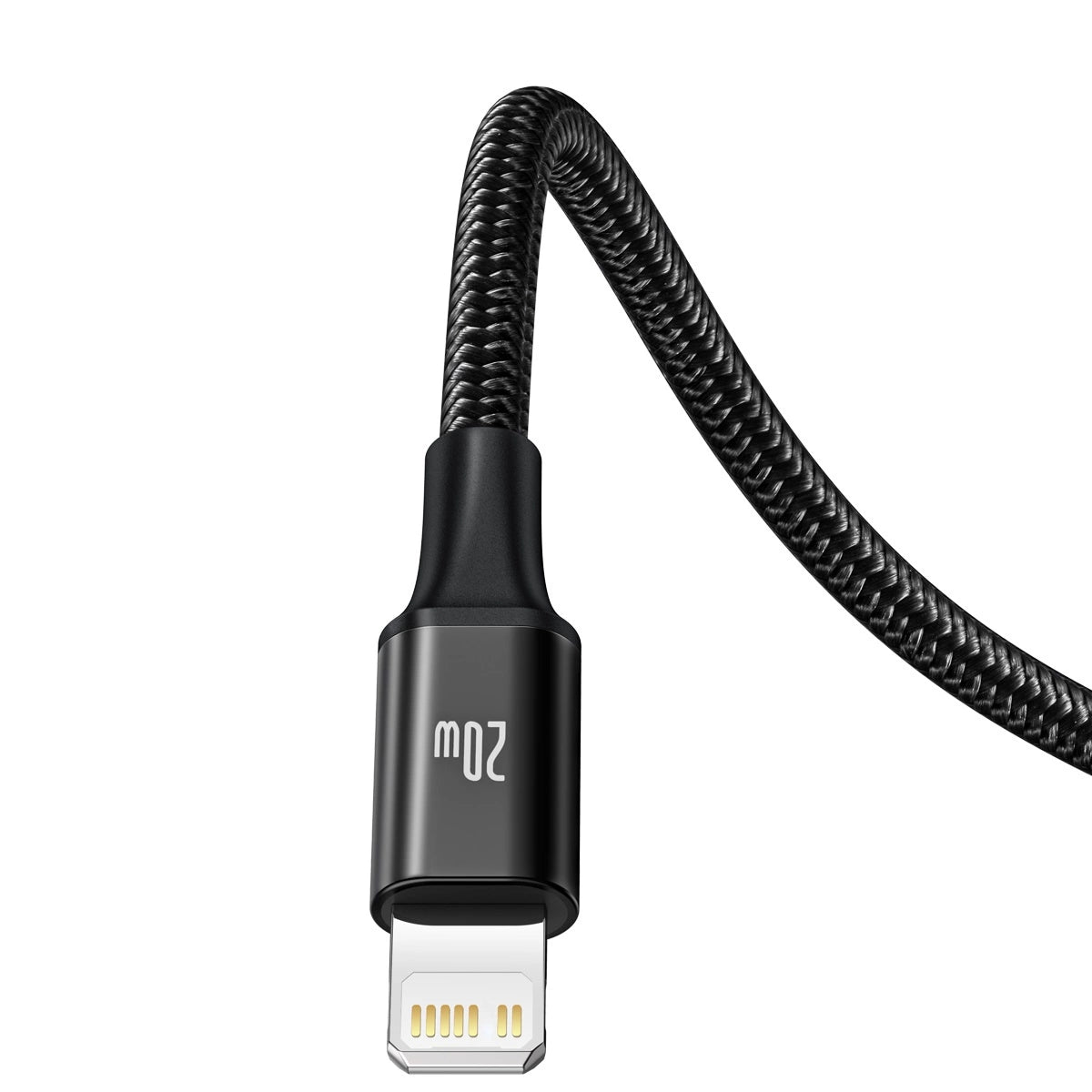 Kabel Baseus Rapid Series 3w1 USB-C - USB-C / Lightning / micro - czarny – zdjęcie 3