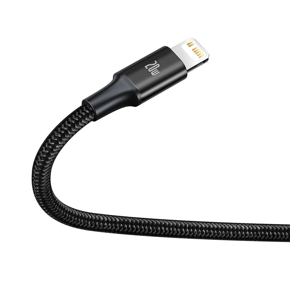 Kabel Baseus Rapid Series 3w1 USB-C - USB-C / Lightning / micro - czarny – zdjęcie 4