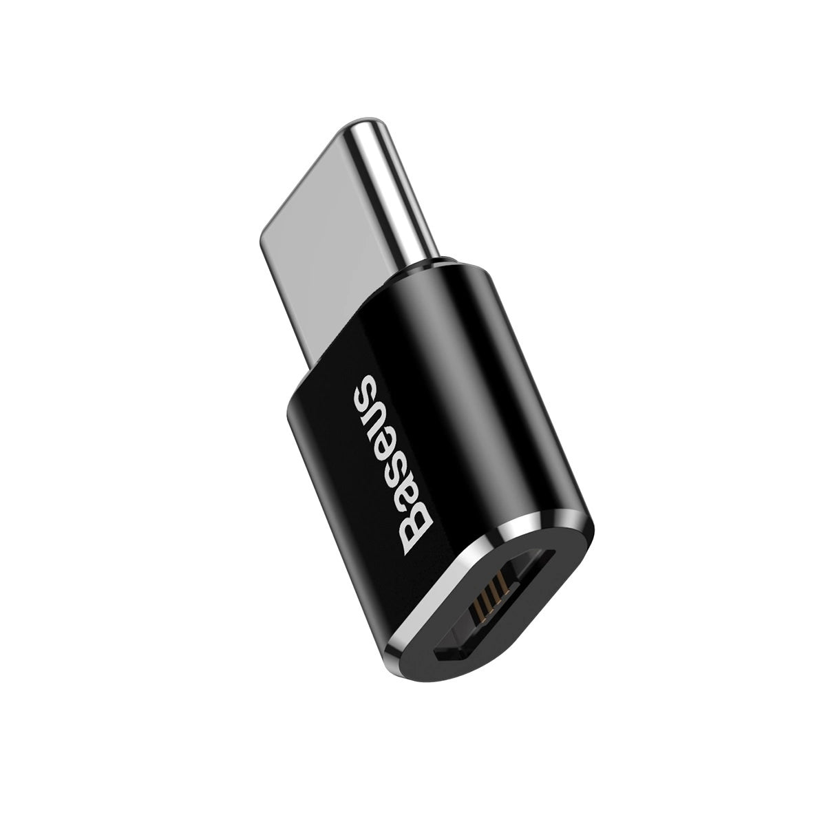 Adapter Baseus Mini przejściówka z micro USB na USB-C - czarny – zdjęcie 3