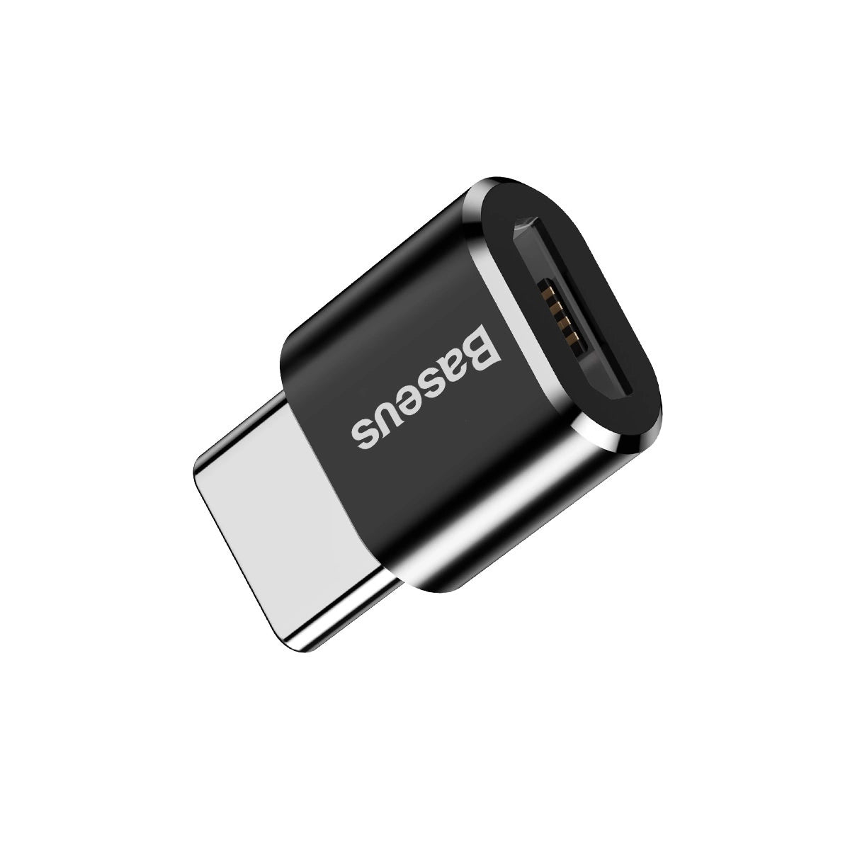 Adapter Baseus Mini przejściówka z micro USB na USB-C - czarny – zdjęcie 4