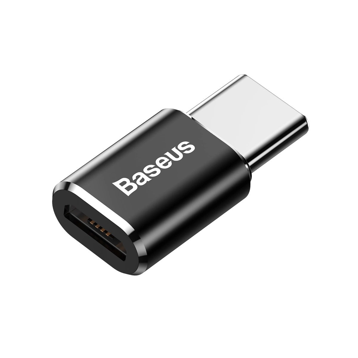 Adapter Baseus Mini przejściówka z micro USB na USB-C - czarny – zdjęcie 6