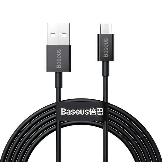 Kabel Baseus Superior USB-A / micro USB 2A 2m - czarny