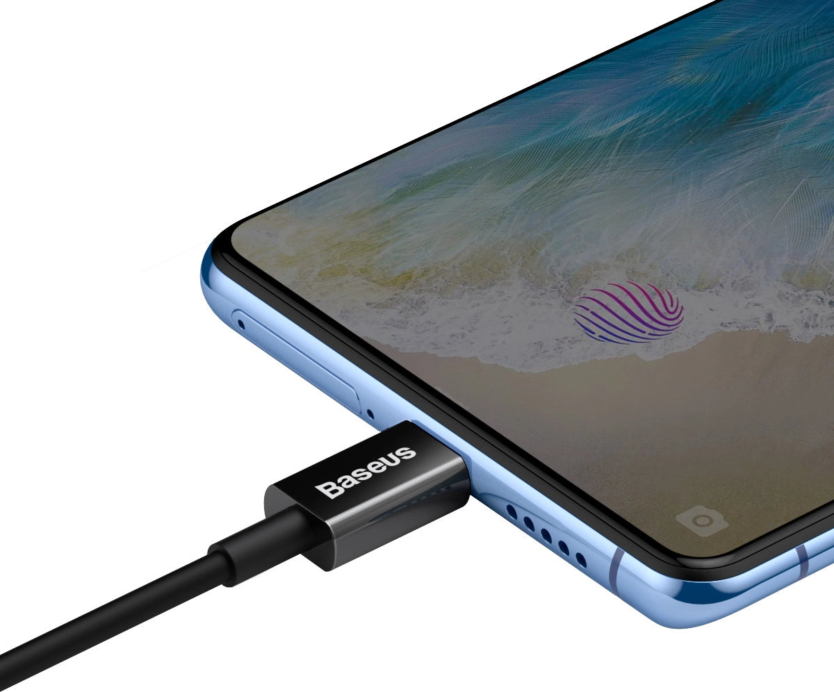 Kabel Baseus Superior USB-A / micro USB 2A 2m - czarny – zdjęcie 4