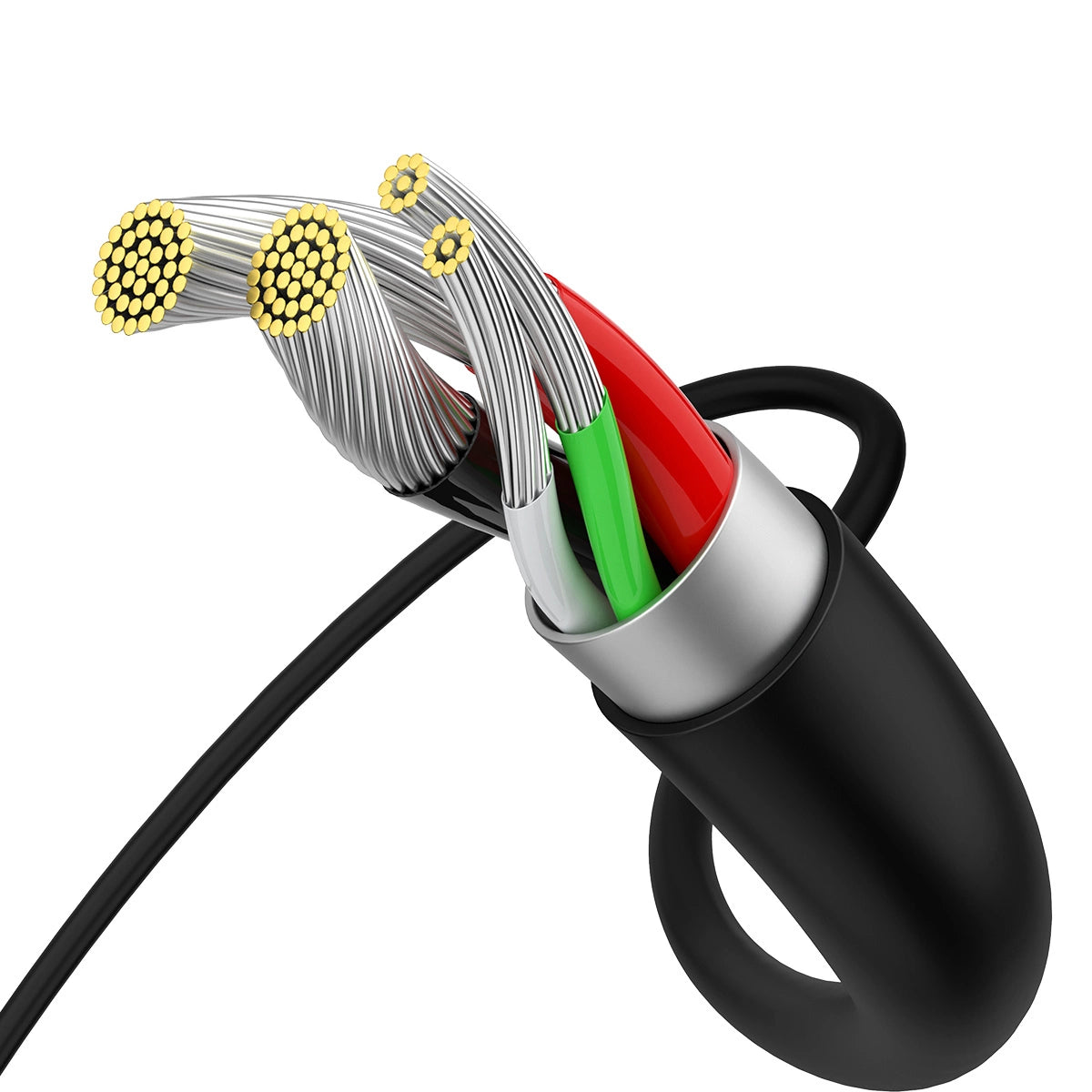 Kabel Baseus Superior USB-A / micro USB 2A 2m - czarny – zdjęcie 6