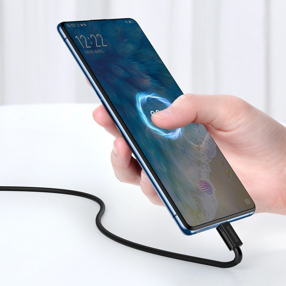 Kabel Baseus Superior USB-A / micro USB 2A 2m - czarny – zdjęcie 9
