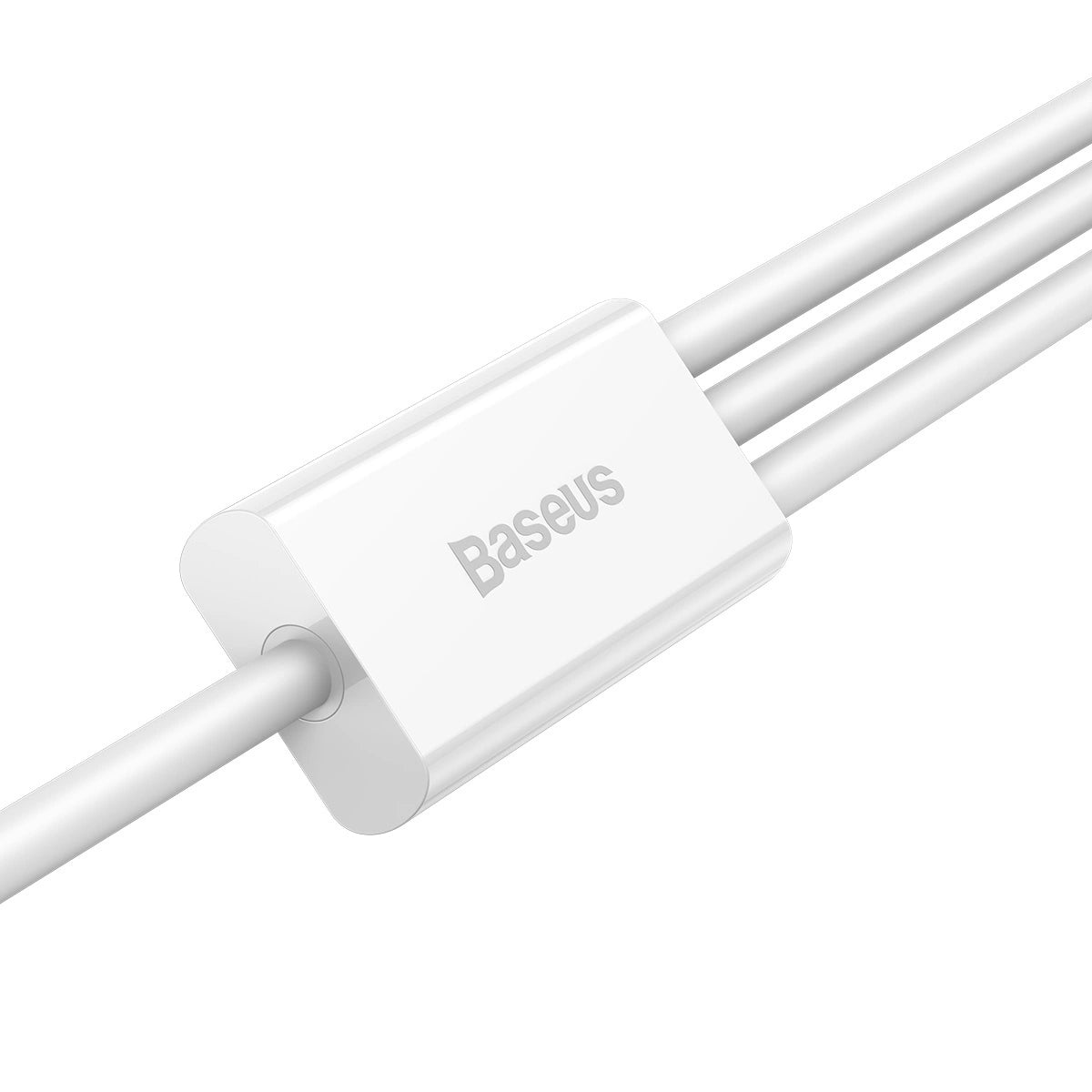 Kabel Baseus Superior Series USB-A - USB-C / Lightning / micro USB - biały – zdjęcie 3