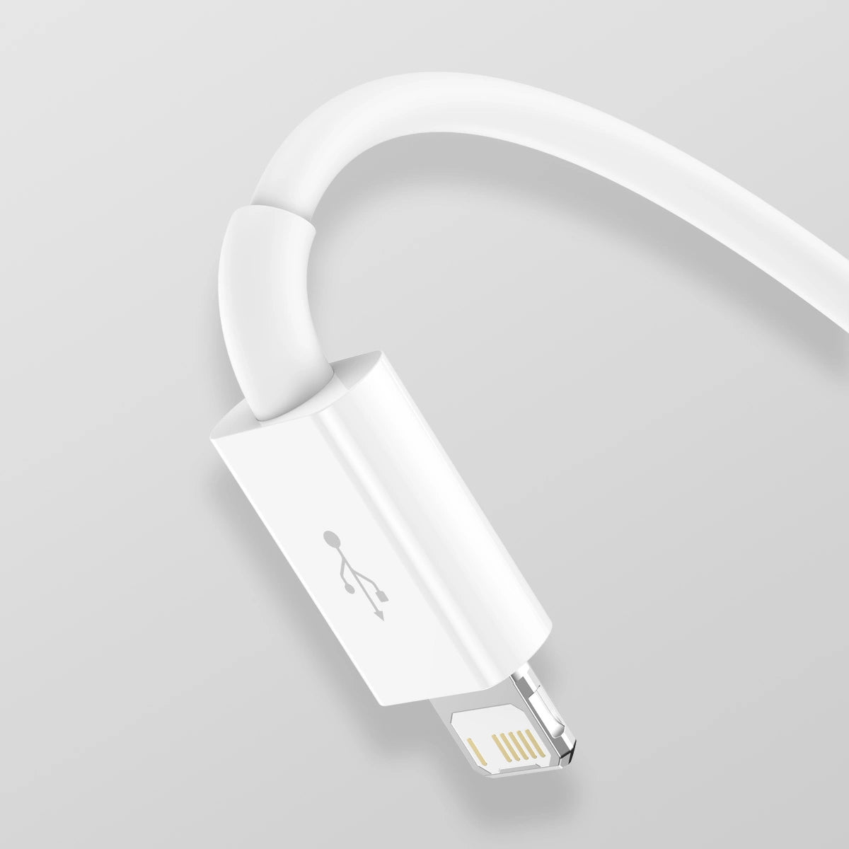 Kabel Baseus Superior Series USB-A - USB-C / Lightning / micro USB - biały – zdjęcie 8