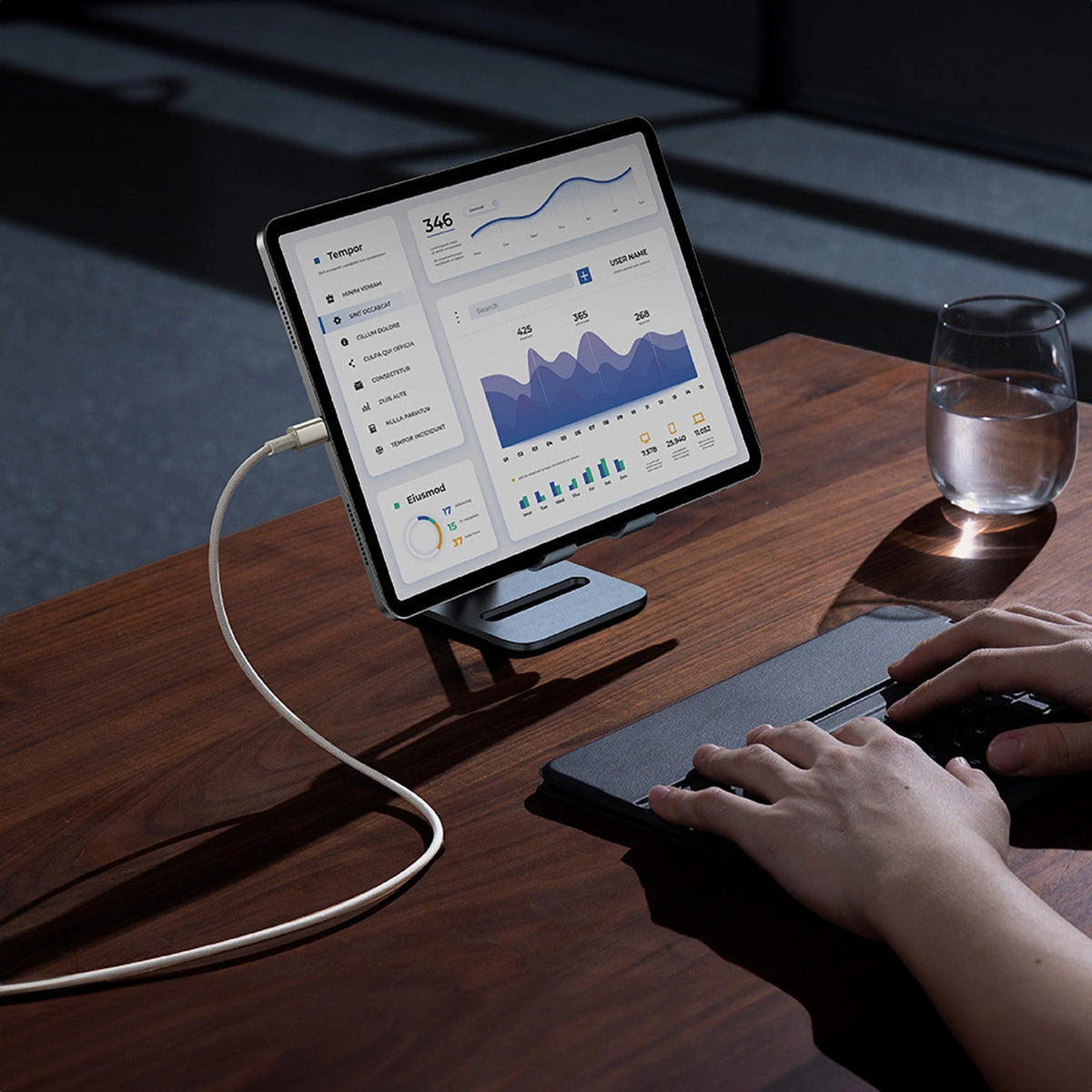 Kabel Baseus Tungsten Gold USB-C / USB-C 100W 1m - złoty – zdjęcie 9