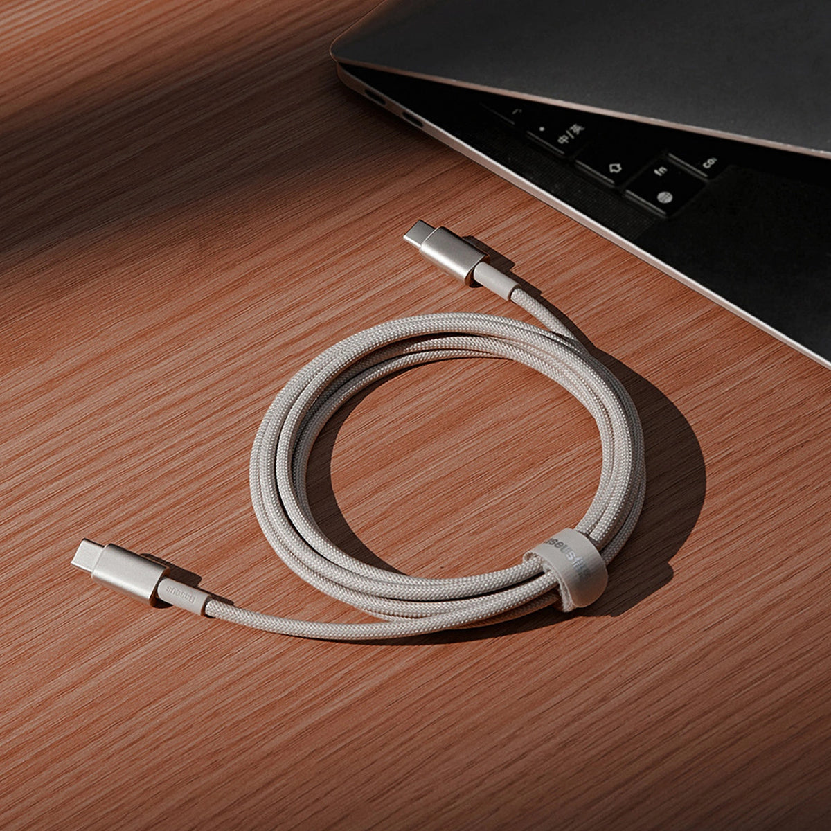 Kabel Baseus Tungsten Gold USB-C / USB-C 100W 1m - złoty – zdjęcie 14