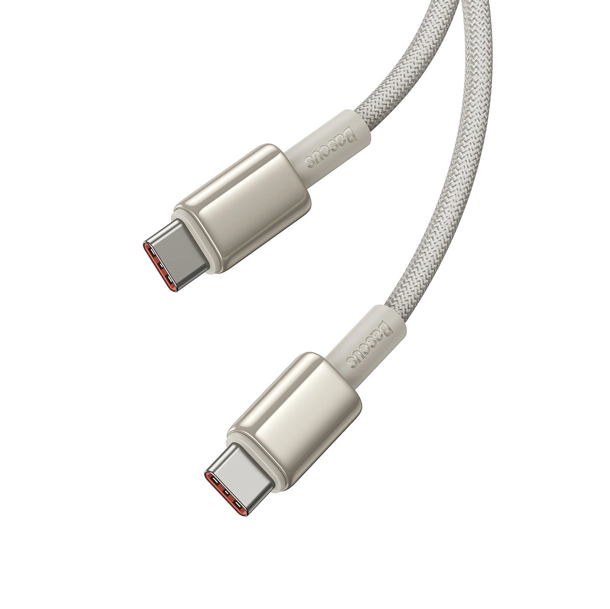 Kabel Baseus Tungsten Gold USB-C / USB-C 100W 1m - złoty – zdjęcie 2