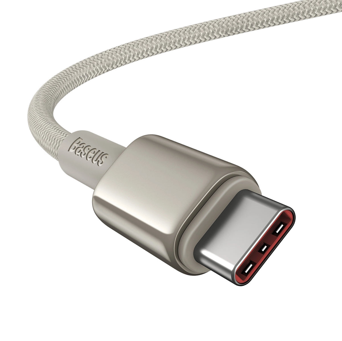 Kabel Baseus Tungsten Gold USB-C / USB-C 100W 1m - złoty – zdjęcie 3