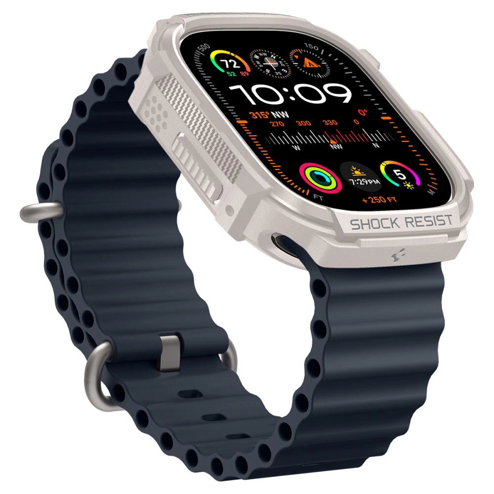 Etui Spigen Rugged Armor na Apple Watch Ultra 1 / 2 (49 mm) - beżowe – zdjęcie 10