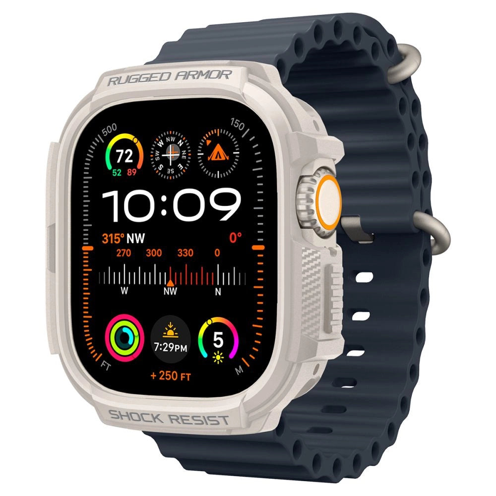 Etui Spigen Rugged Armor na Apple Watch Ultra 1 / 2 (49 mm) - beżowe – zdjęcie 3