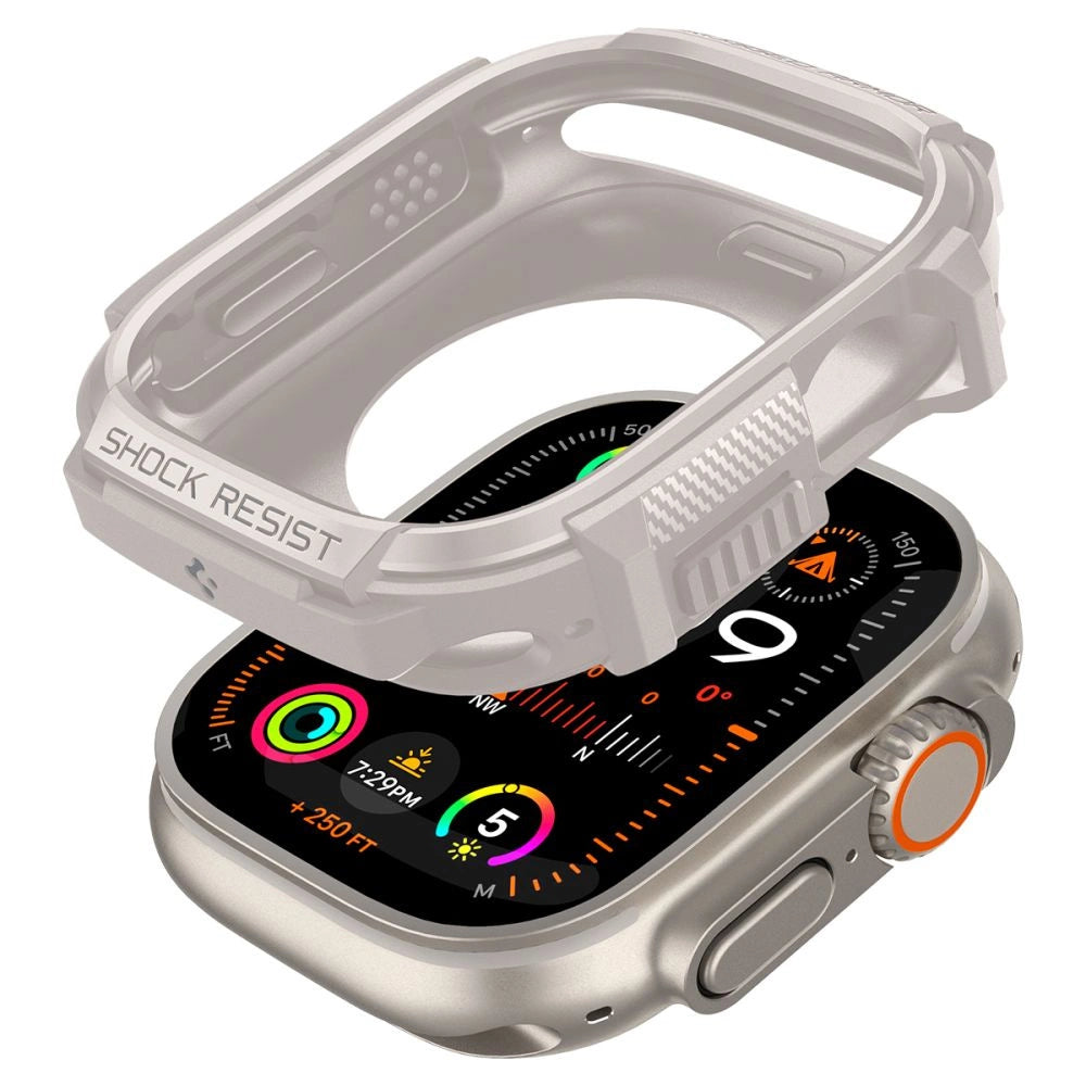 Etui Spigen Rugged Armor na Apple Watch Ultra 1 / 2 (49 mm) - beżowe – zdjęcie 8