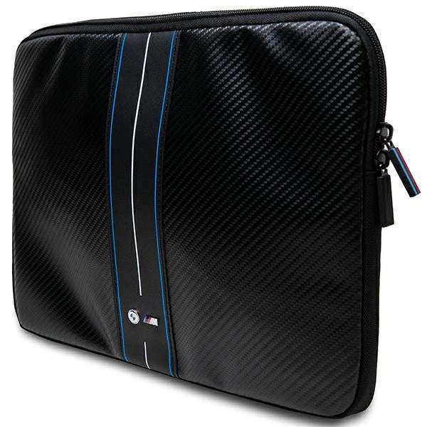 Pokrowiec BMW Carbon & Blue Stripe na laptopa 16" - czarny – zdjęcie 2