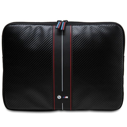 Pokrowiec BMW Carbon & Red Stripe na laptopa 16" - czarny
