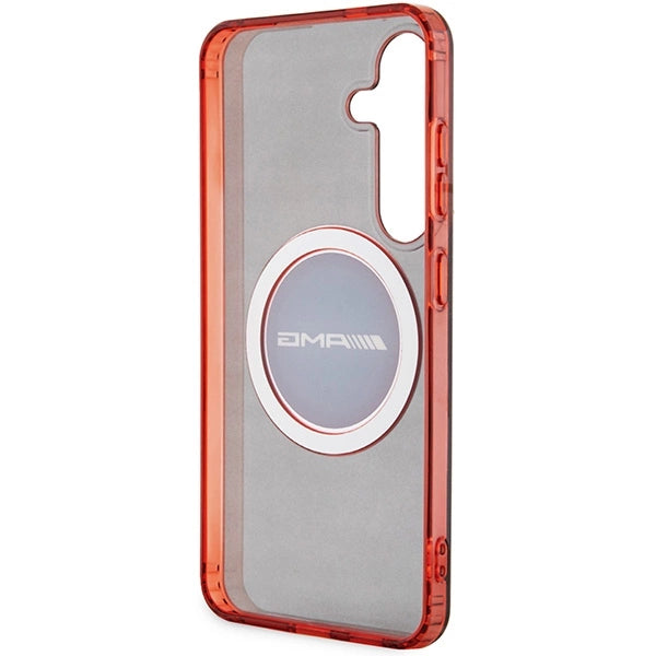 Etui AMG Transparent Bicolor MagSafe na Samsung Galaxy S24 - czarne – zdjęcie 7