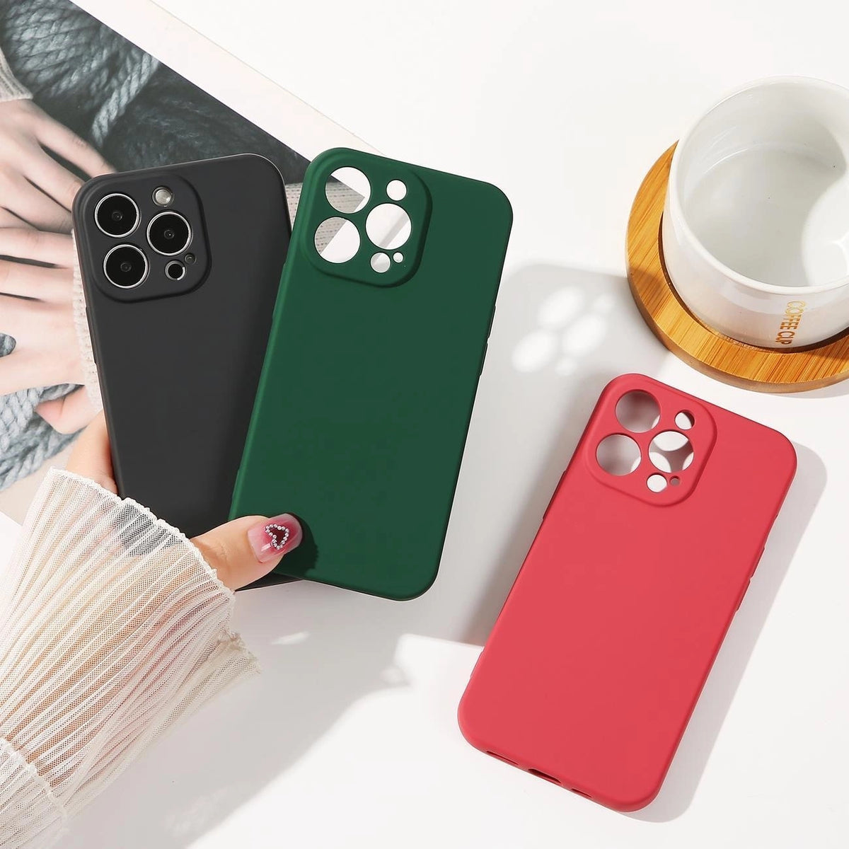 Etui Silicone Case do Samsung Galaxy A15 - czarne – zdjęcie 12
