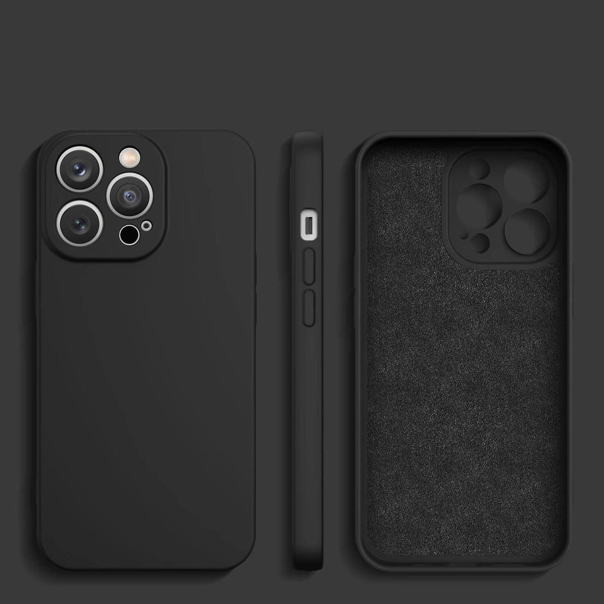 Etui Silicone Case do Samsung Galaxy A15 - czarne – zdjęcie 2