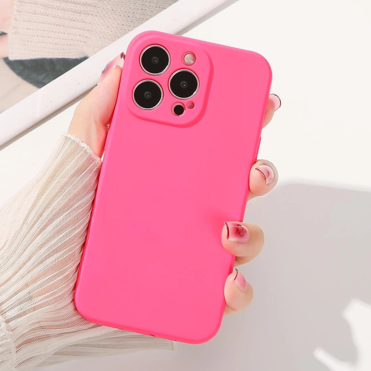 Etui Silicone Case do Samsung Galaxy A15 - czarne – zdjęcie 9
