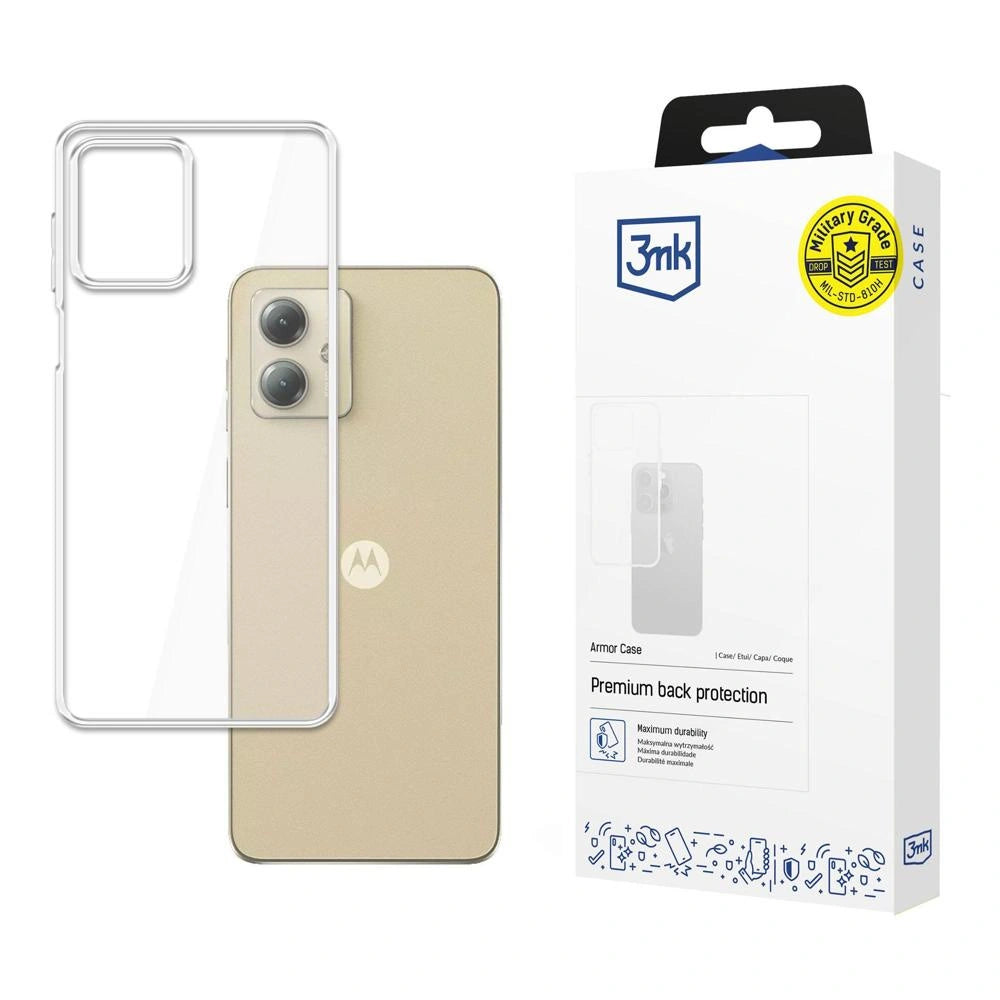 Etui pancerne 3mk Armor Case na Motorola Moto G14 - przezroczyste