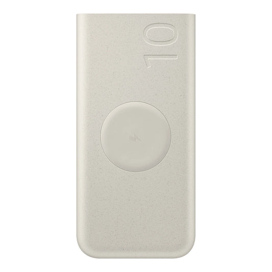 Powerbank Samsung EB-U2510XUEGEU indukcyjny 10000 mAh 2x USB-C - beżowy